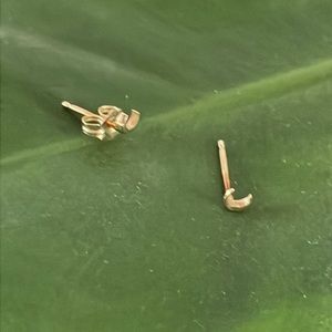 catbird moon studs gold